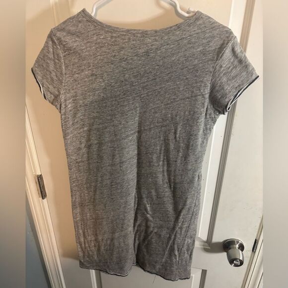 Splendid Black and Gray Relaxed Short Sleeve T-shirt dress size xs - Picture 3 of 3